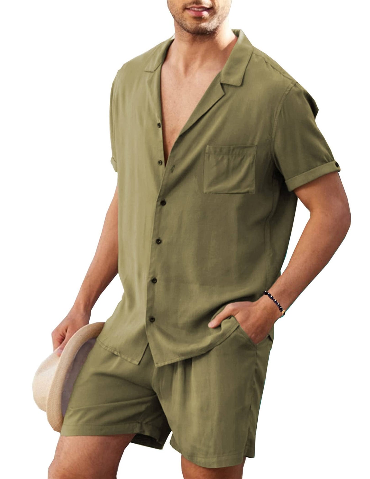 Beach Shirt Set (US Only) - Lightweight & Casual, Perfect for Outings ...