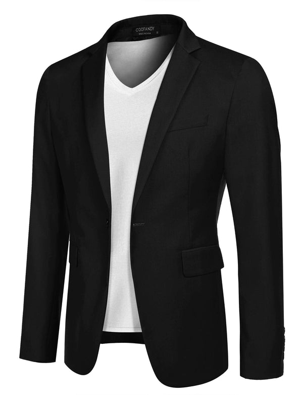 Casual Solid Blazer - High Quality Fabric, Classic Essential | US Only ...