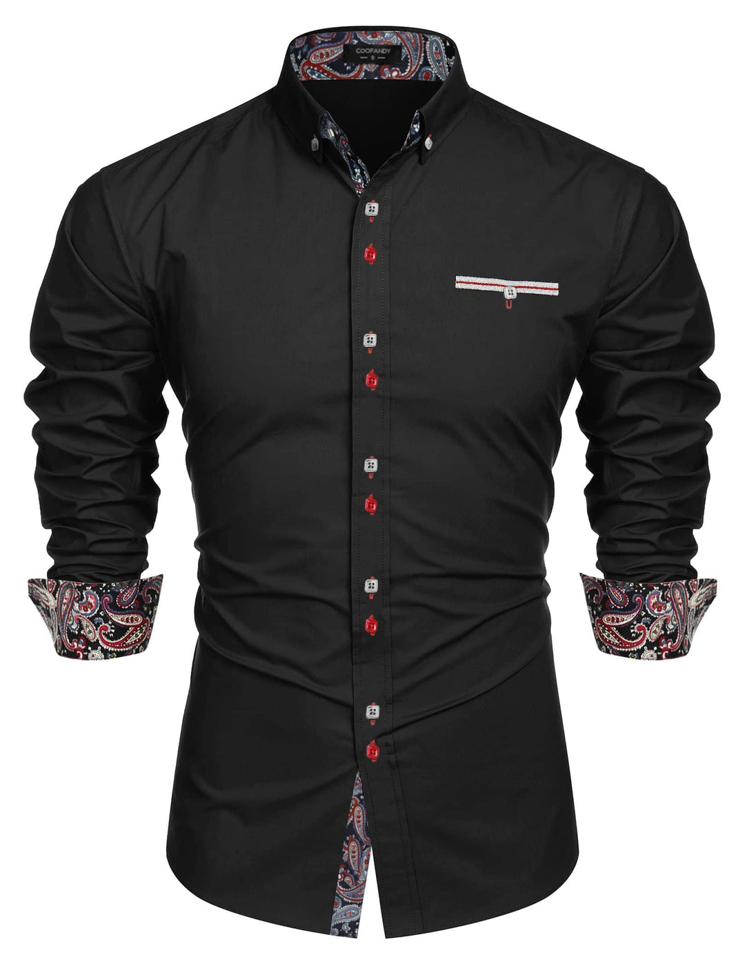 coofandy dress shirts Muscle Fit Dress Shirts