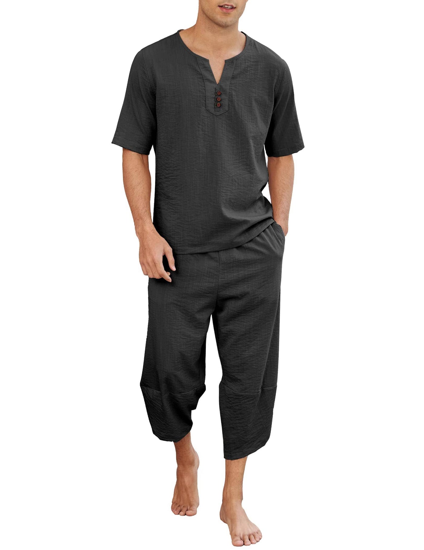 Linen Style Set Outfits US Only Free Delivery In 3 7 Days COOFANDY linen-style-set-outfits-us-only-free-delivery-in-3-7-days-coofandy