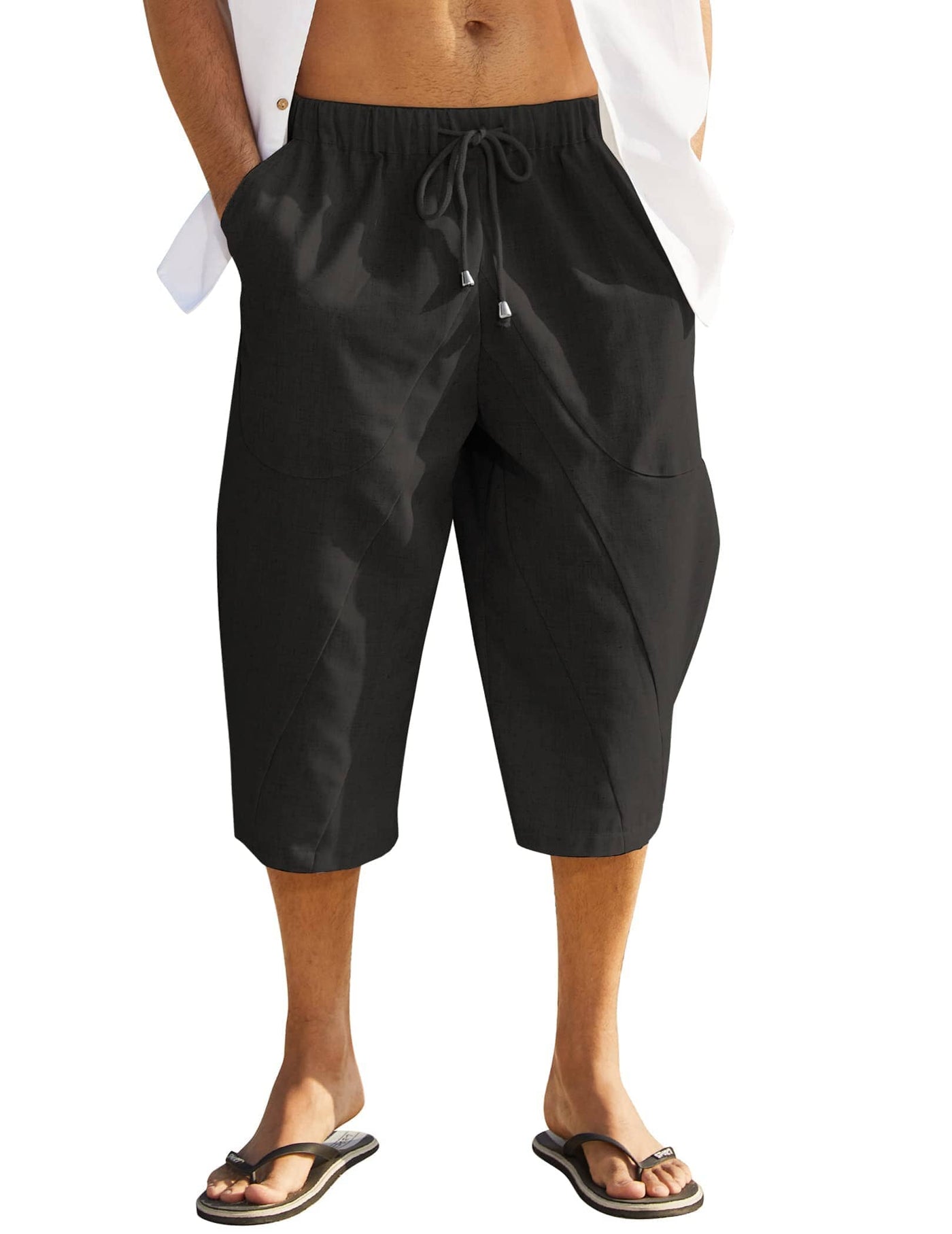 Coofandy Cotton Style Yoga Beach Pants (US Only) Pants coofandy Black S 