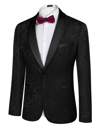 Coofandy Floral Suit Jacket (US Only) Blazer coofandy 
