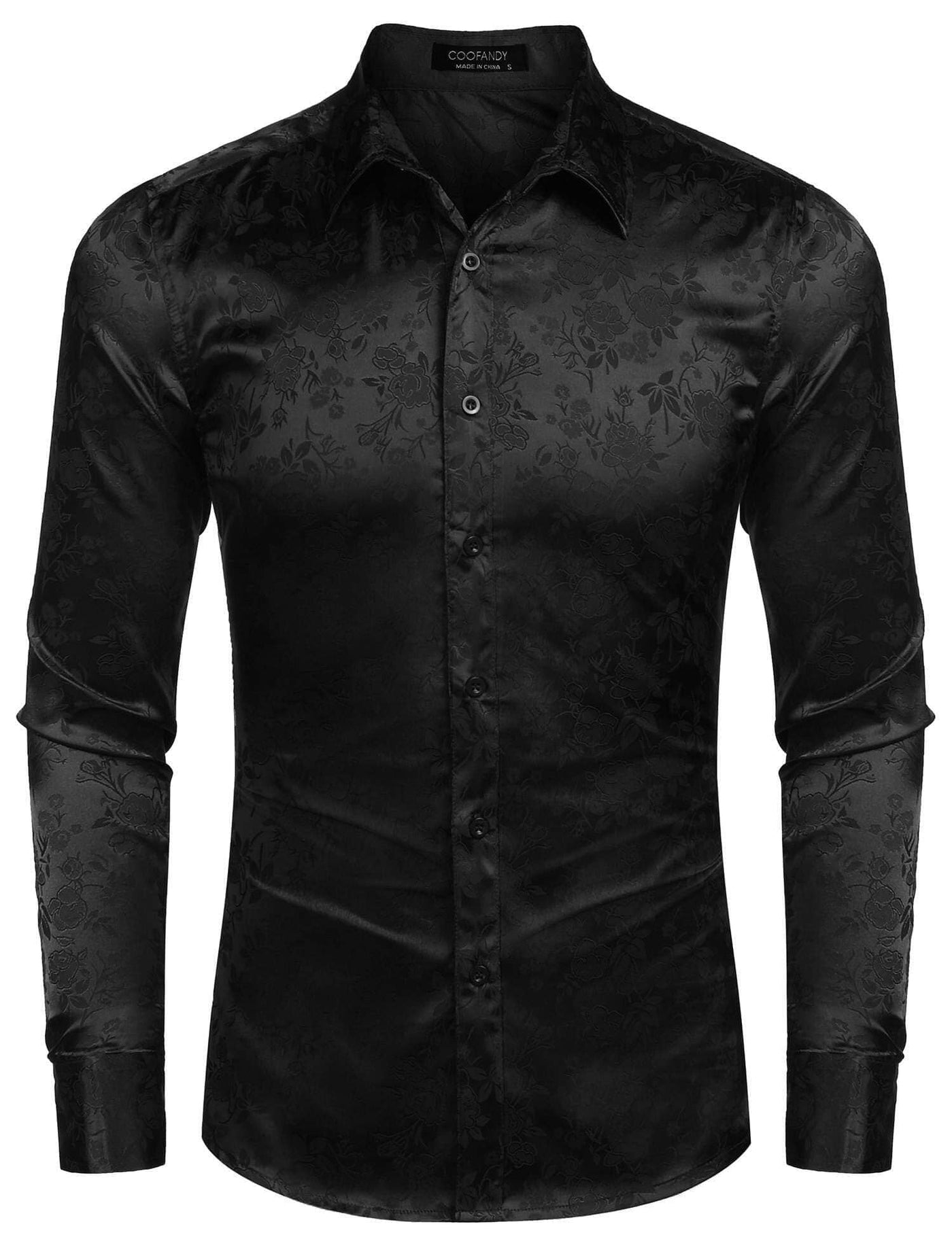 Coofandy Rose Printed Dress Shirts (US Only) Shirts & Polos coofandy 