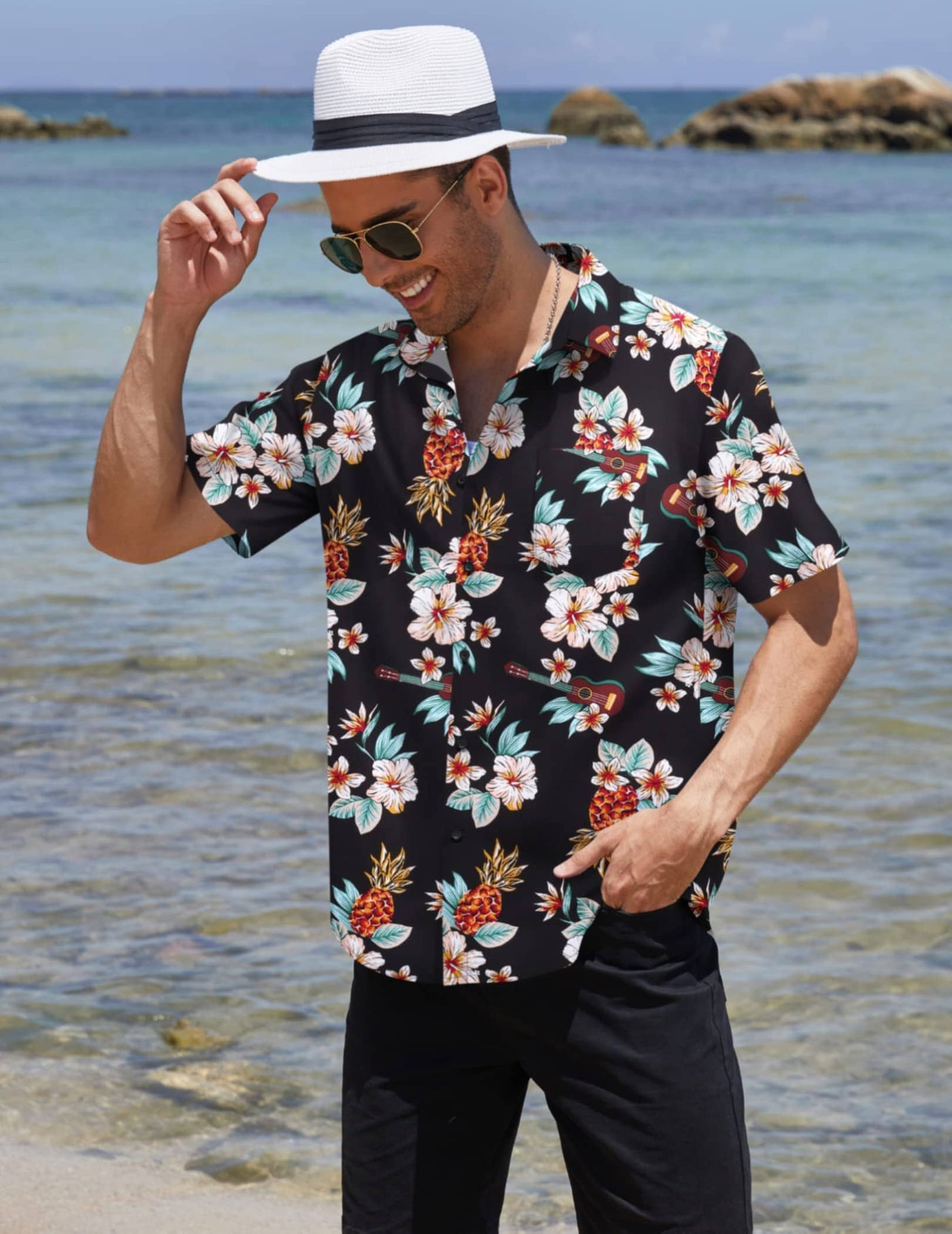 Coofandy Hawaiian Aloha Shirt (US Only) Shirts coofandy 