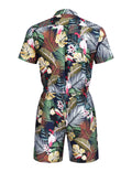 Coofandy Floral One Piece Hawaiian Jumpsuit (US Only) Jumpsuit coofandy 