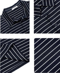 Coofandy Striped Polo Shirts (US Only) Polos coofandy 