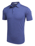 Coofandy Striped Polo Shirts (US Only) Polos coofandy 