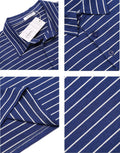 Coofandy Striped Polo Shirts (US Only) Polos coofandy 