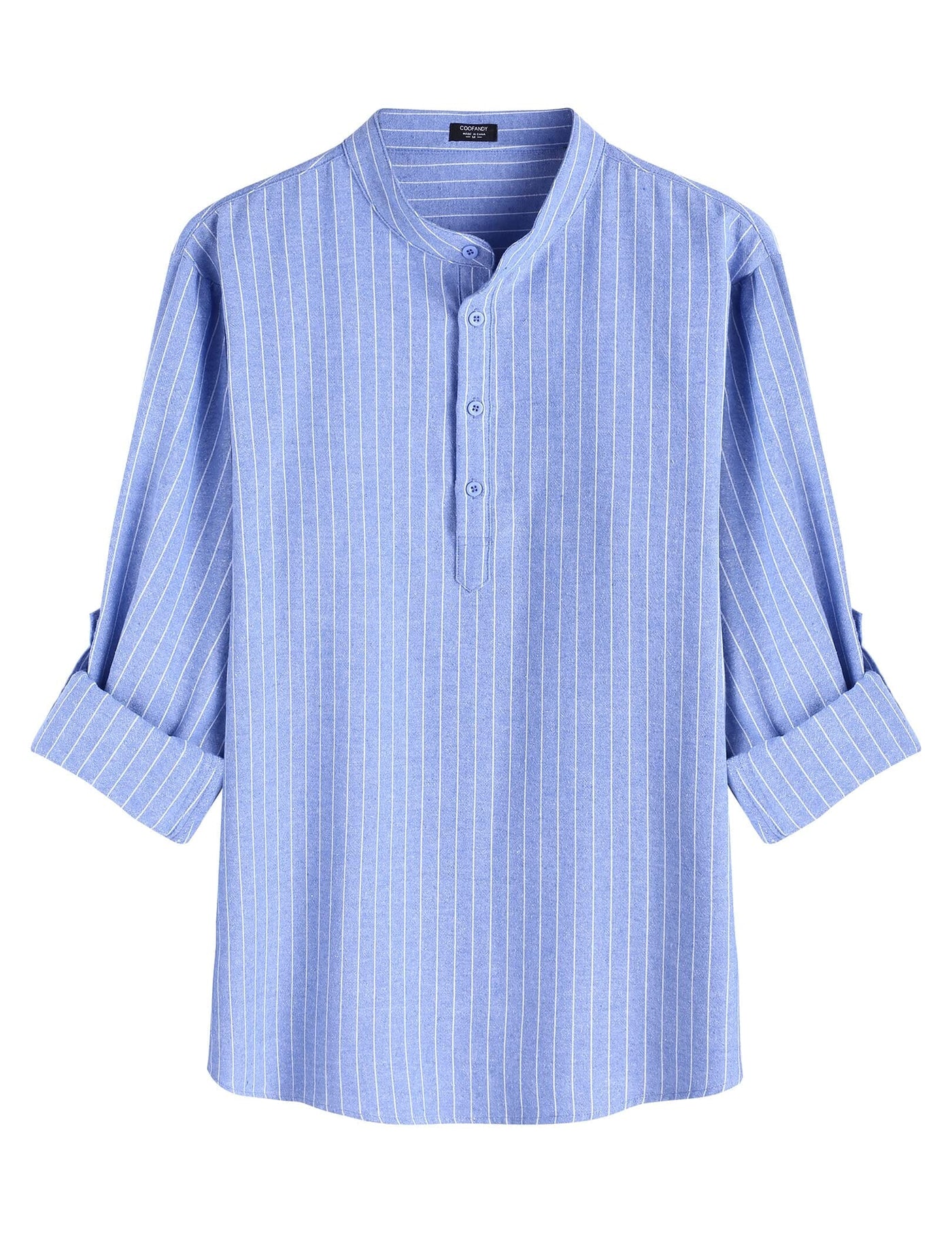 Coofandy Casual Beach Shirts (US Only) Shirts coofandy Blue Striped S 