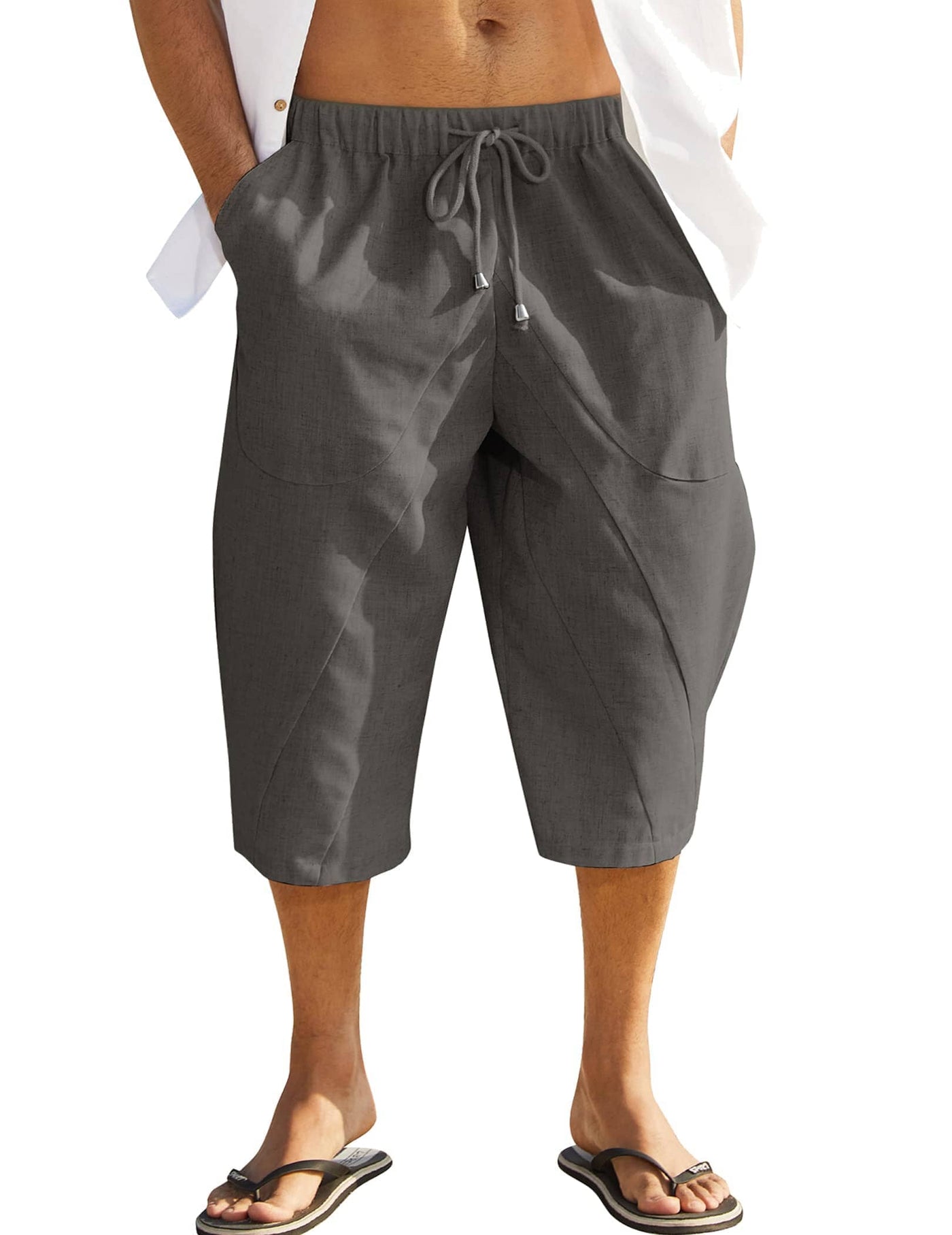 Coofandy Cotton Style Yoga Beach Pants (US Only) Pants coofandy Dark Grey S 