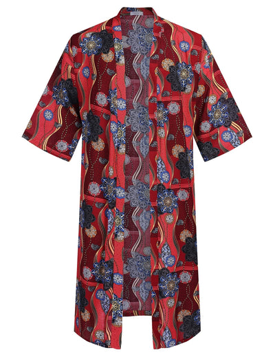 Coofandy Lightweight Kimono Robe (US Only) Robe coofandy Dark Red S 