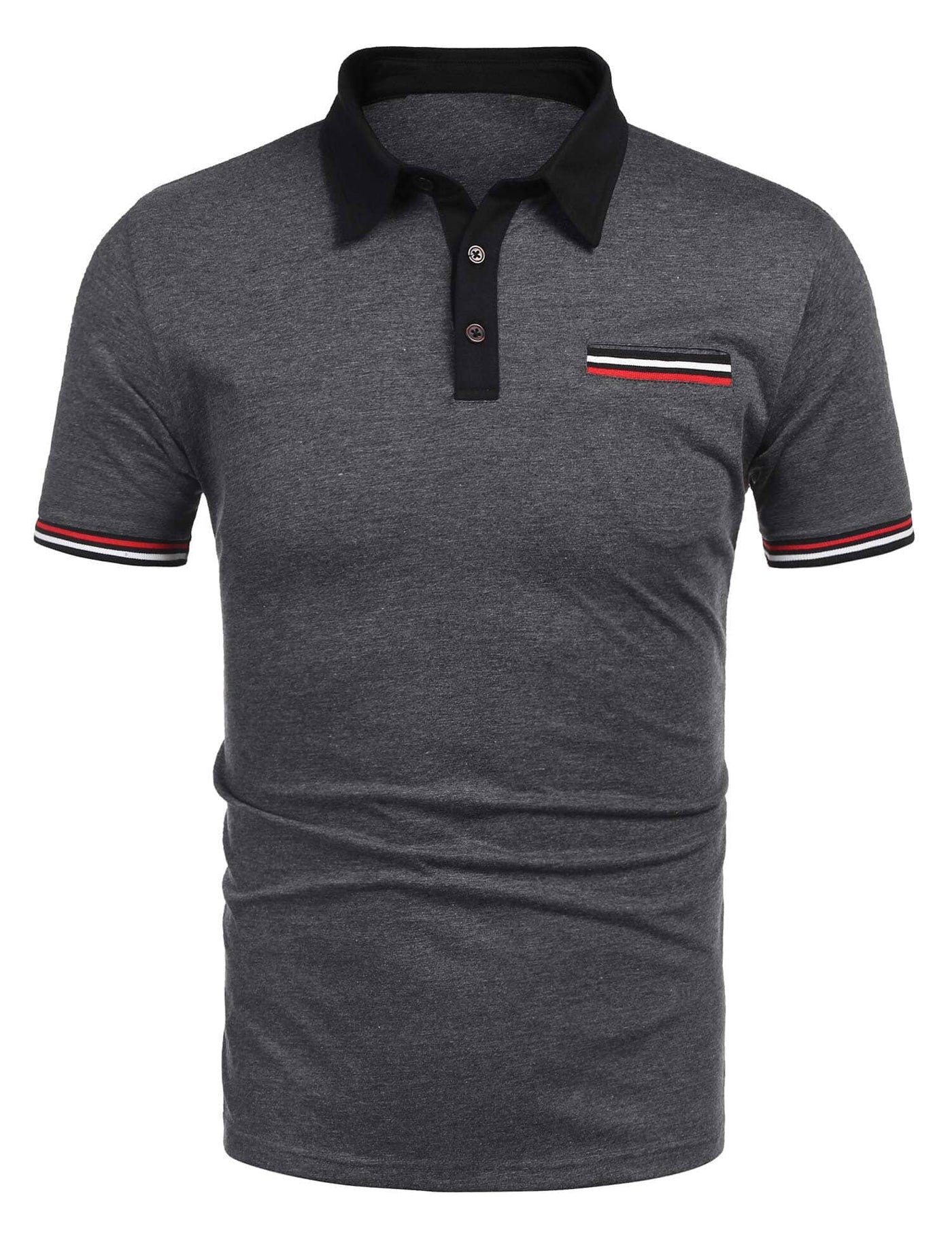 Pocket Polo Shirt - Classic Fit, 100% Polyester | US Only – COOFANDY