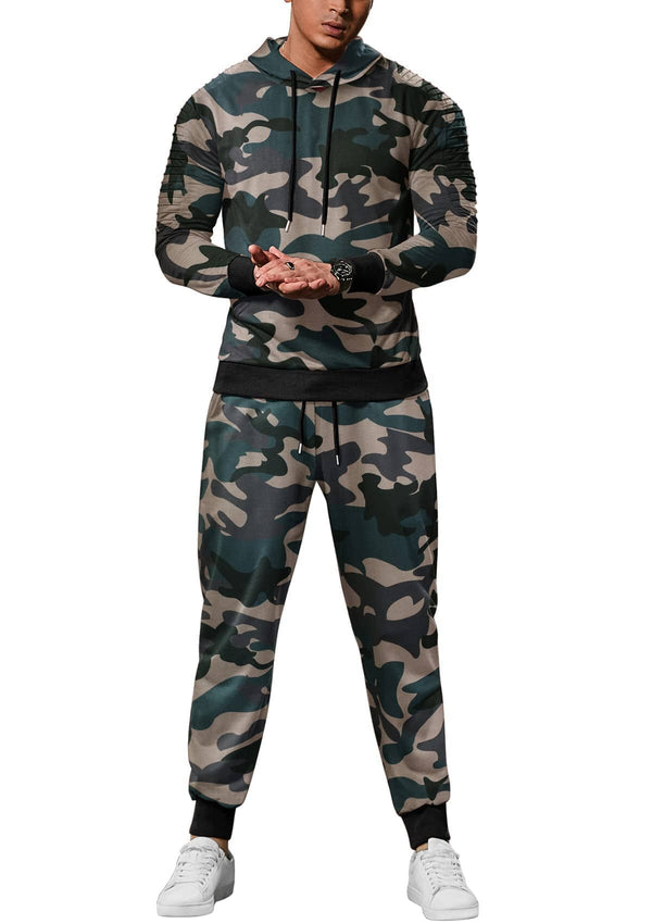 2 Piece Hoodie Jogging Athletic Suits (US Only) Sports Set Coofandy&