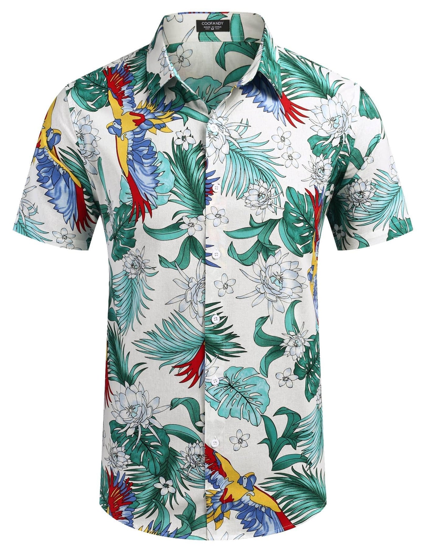 Coofandy Hawaiian Floral Shirt (US Only) Shirts coofandy 