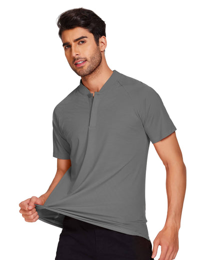 Coofandy Quick Dry Golf T-Shirts (US Only) T-Shirt coofandy Grey S 