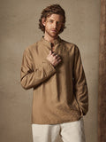 Linen Henry Long Sleeve Beach Shirt Shirts coofandystore 