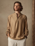 Linen Henry Long Sleeve Beach Shirt Shirts coofandystore 