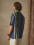 Cozy Stripe Cotton Beach Shirt Shirts coofandystore 