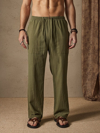 COOFANDY Men Hippie Harem Pants Baggy Linen Boho Yoga Casual Drop Crotch  Trouser Army Green, Small at  Men's Clothing store