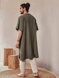 Soft Loose Cotton Linen Outerwear Outerwear coofandystore 