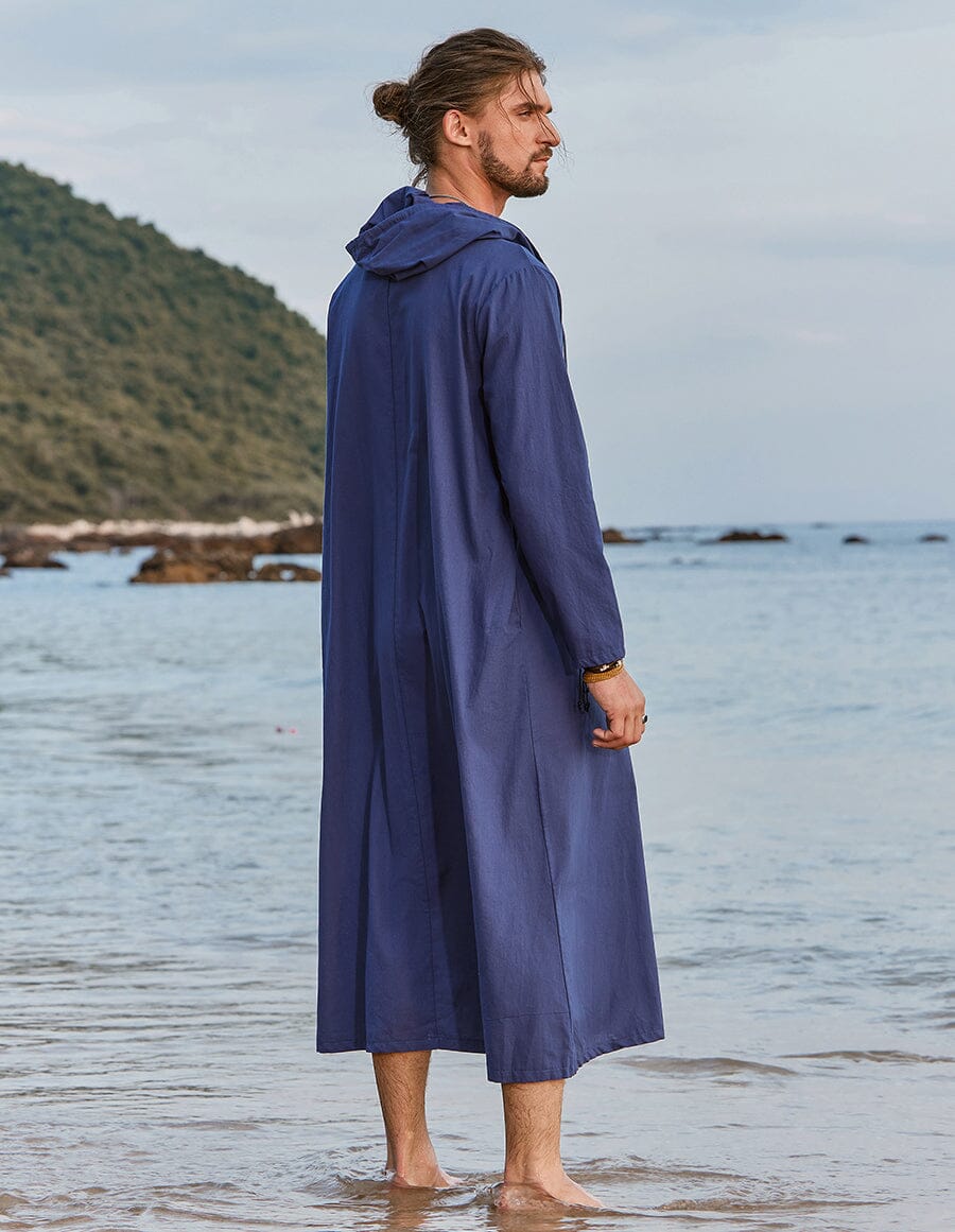 Long Hooded Shirts Muslim Robes Robe coofandystore 
