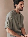 Premium Cotton Linen Top T-Shirt coofandystore 