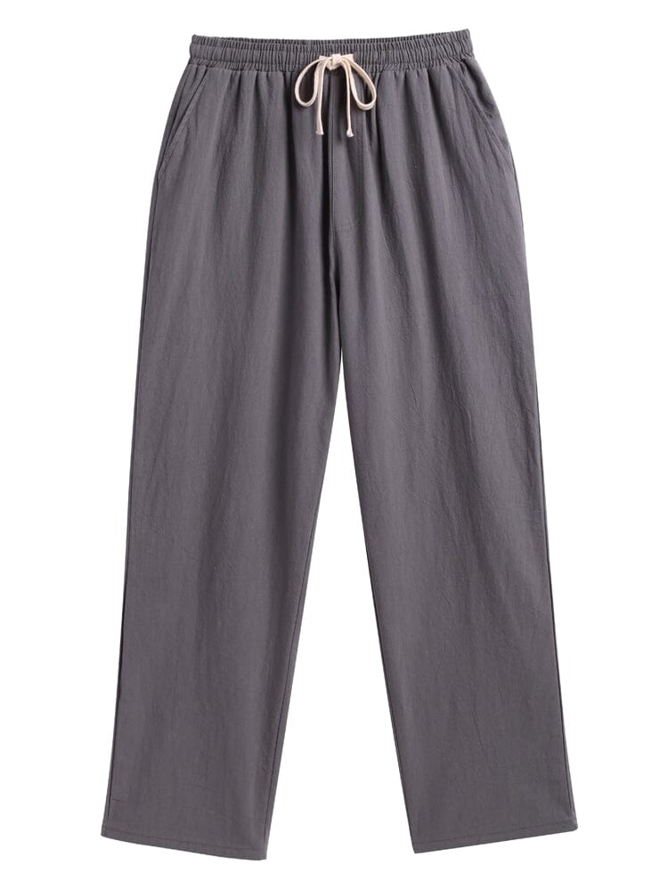 Linen Style Loose Straight Pants Pants coofandystore 