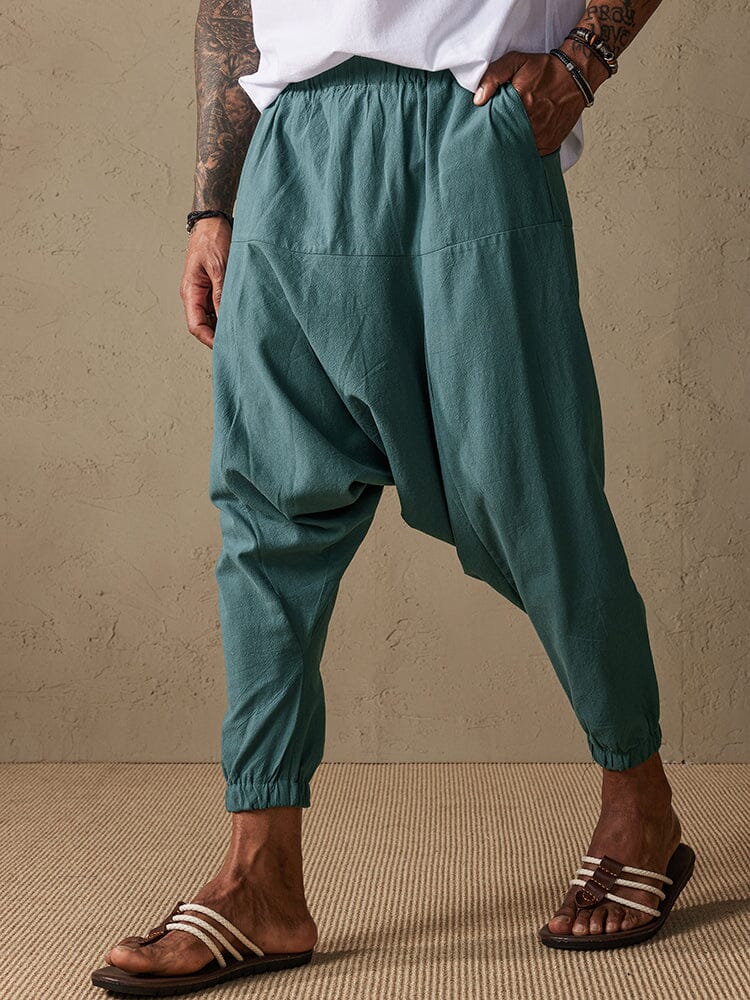 Stylish & Comfortable Loose Fit Cotton Linen Pants – COOFANDY