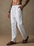 Casual Loose Fit Cotton Linen Straight Pants Pants coofandystore 