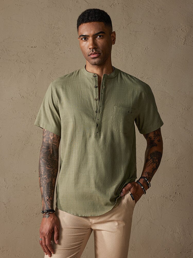 NIUHE Camicie Uomo Manica Corta Basic Leisure Slim Fit Casual In Colori Puri Camicia Abbottonata Da Uomo Beach Grigio Xl 105626613