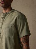 Cozy Half Button Cotton Linen Shirt Shirts coofandystore 