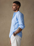 Linen V-neck Beach Long-sleeved Shirt Shirts & Polos coofandystore 