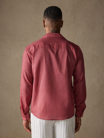 Classic Cozy Cotton Linen Long Sleeve Shirt Shirts coofandystore 