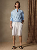 Linen Style Casual Shorts with Pockets Shorts coofandy 