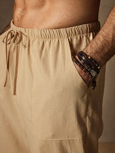 Cotton Linen Style Casual Pants Pants coofandystore 