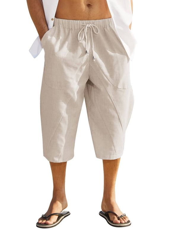 Coofandy Cotton Style Yoga Beach Pants (US Only) Pants coofandy Khaki S 