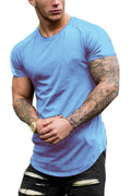 Coofandy Slim Fit Longline T-shirt (US Only) T-Shirt coofandy 