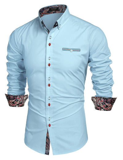 Coofandy Dress Button Down Shirts (US Only) Shirts coofandy 