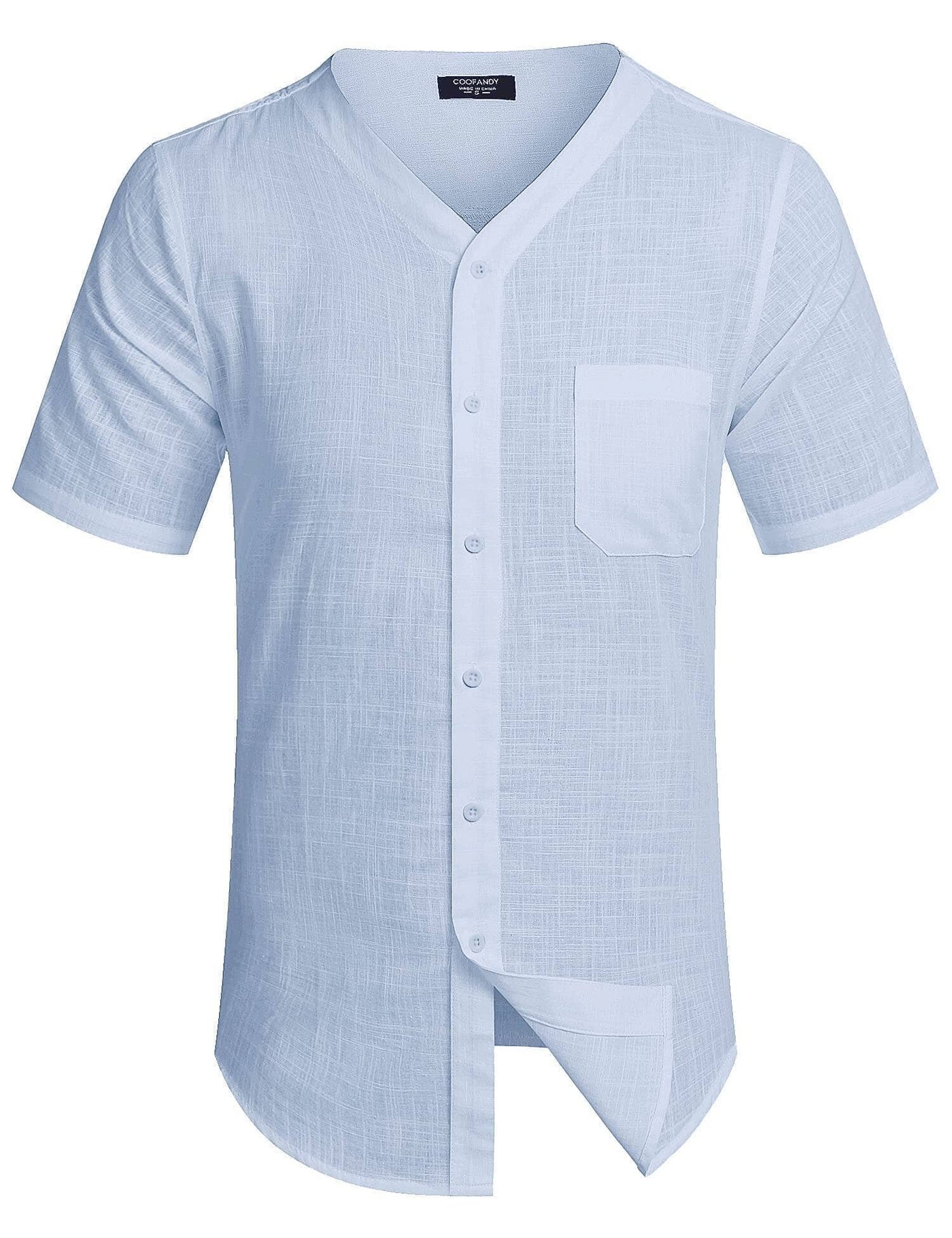 Coofandy Cotton Linen Style Shirt Summer Shirt (US Only) Shirts coofandy 