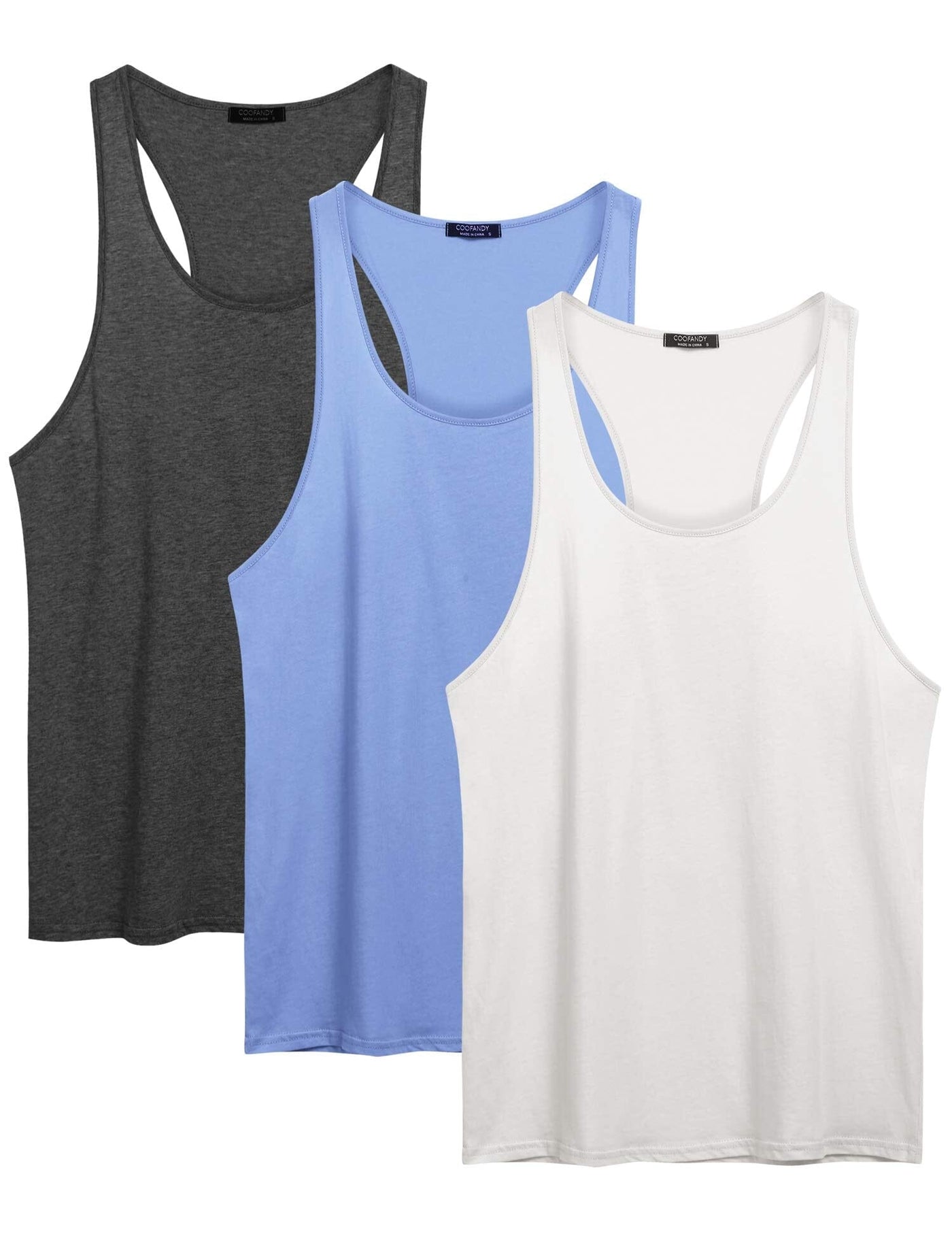 COOFANDY Men's 3 Pack Cotton T-Shirts coofandy 