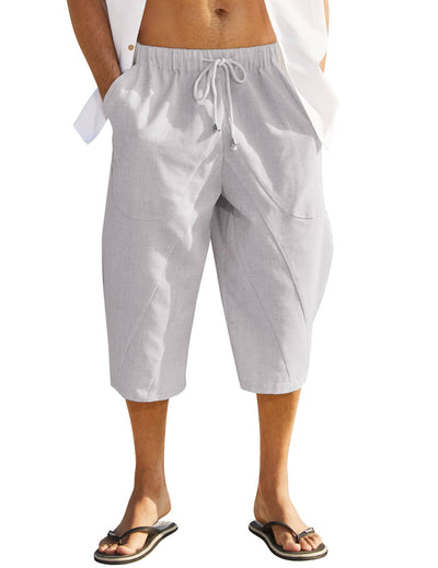 Coofandy Cotton Style Yoga Beach Pants (US Only) Pants coofandy Light Grey S 