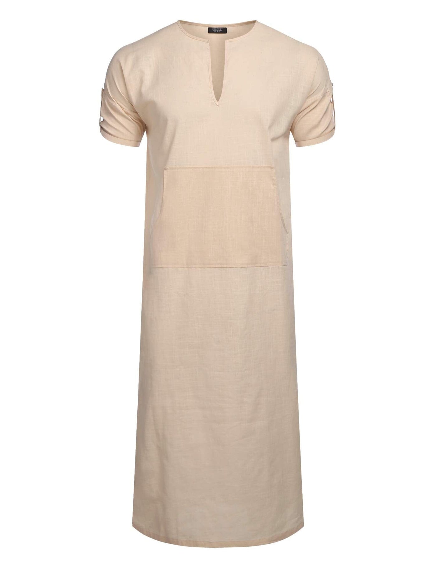 Coofandy V-Neck Long Gown (US Only) Robe coofandy Light Khaki S 