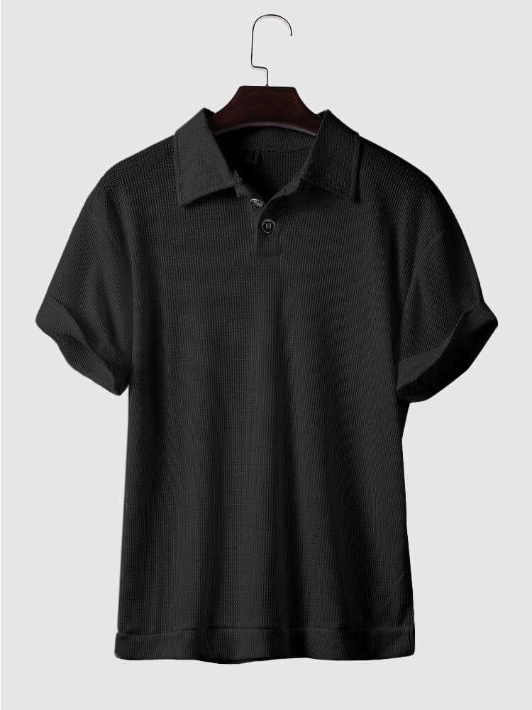 Coofandy Causal Polo shirt Polos coofandystore Black M 