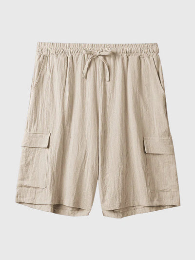 Coofandy Vacation Cotton Short with Pockets coofandystore Khaki M 
