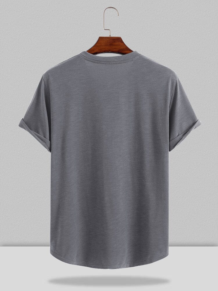 Casual Round Neck T-shirt coofandystore 