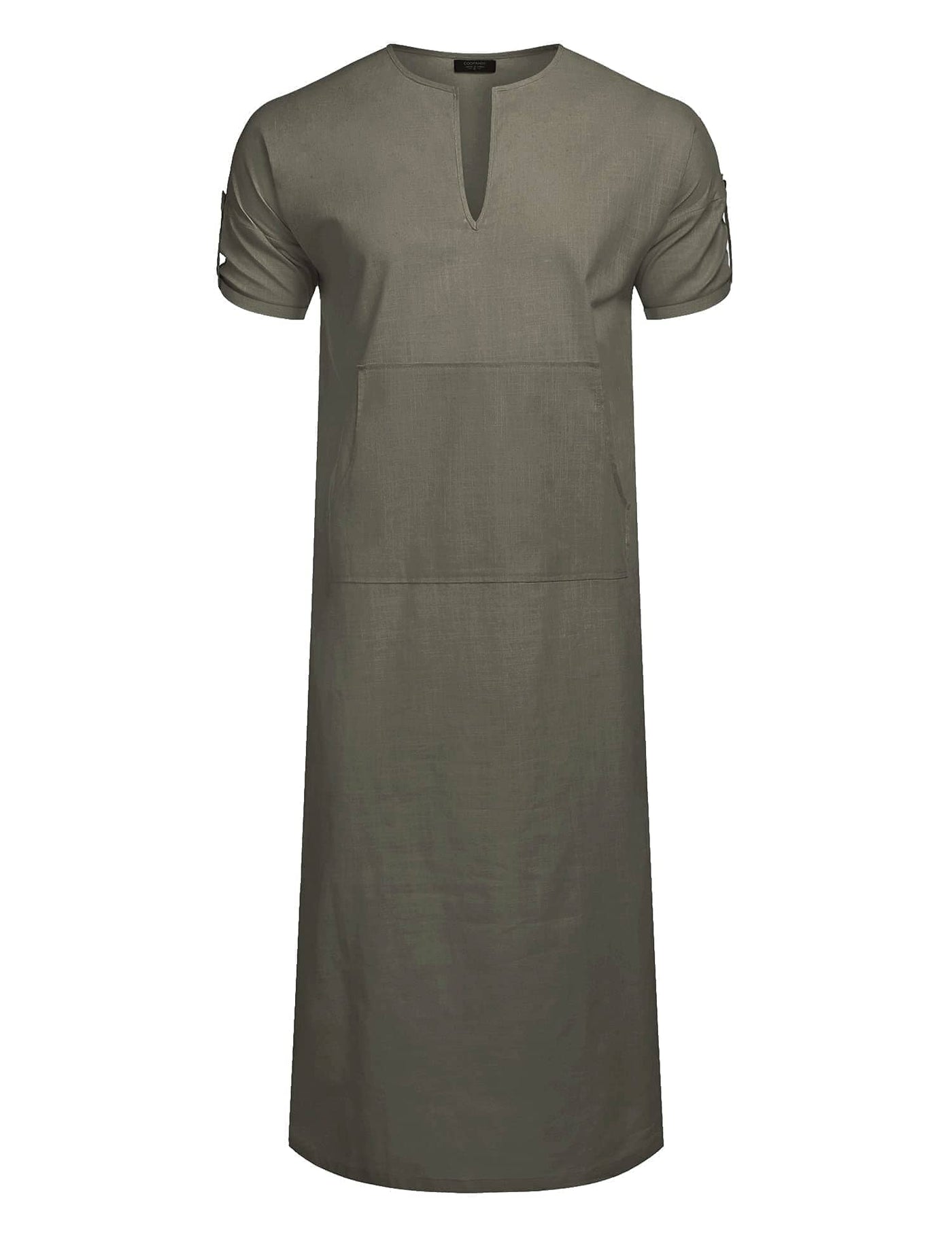 Coofandy V-Neck Long Gown (US Only) Robe coofandy Olive Green S 