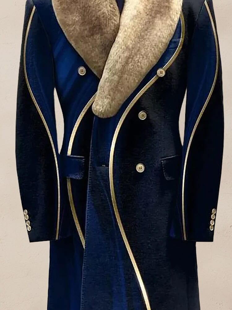 Warm Windproof Fur Collar Coat Coat coofandy 
