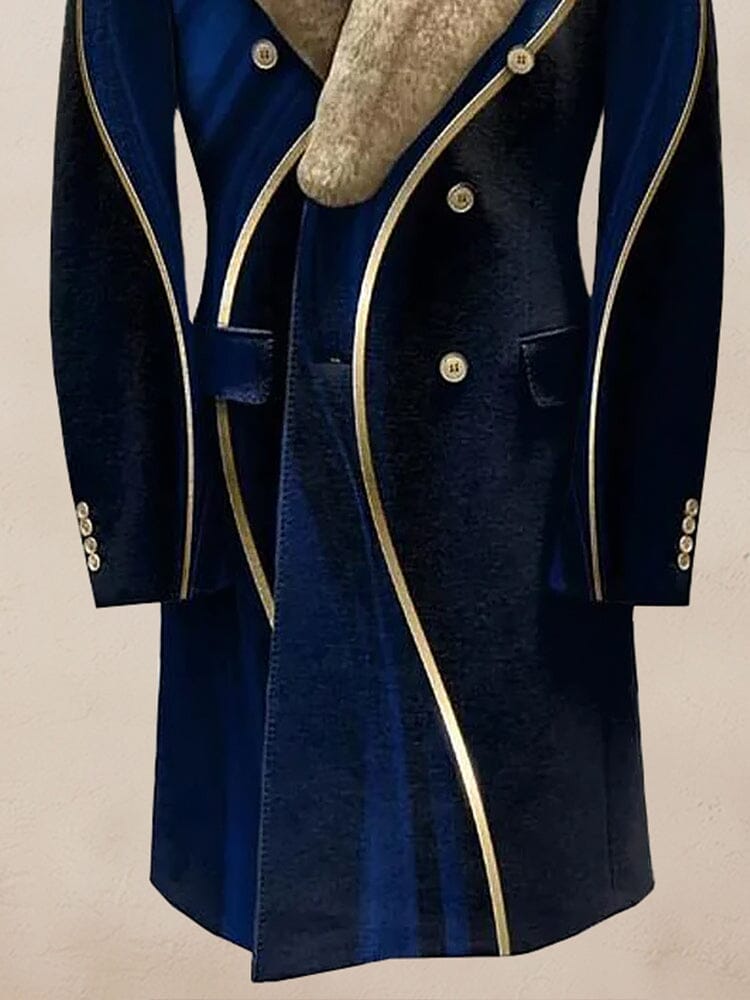 Stylish Windproof Fur Collar Coat Coat coofandy 