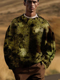 Casual Camo Sweatshirt with Shoulder Zip Hoodies coofandy Camo M 