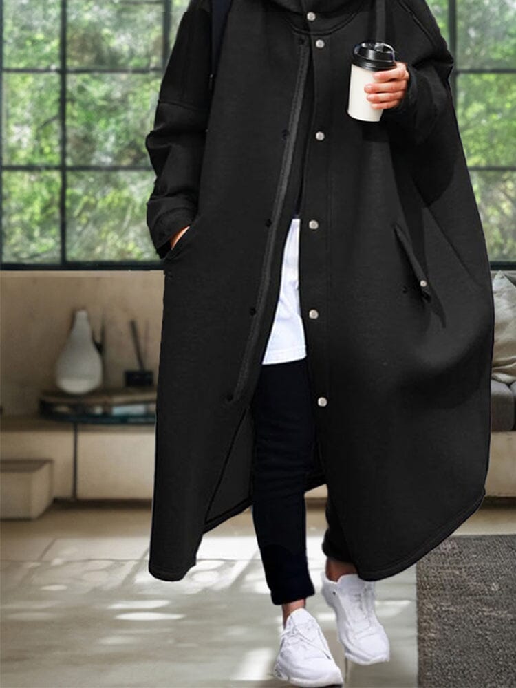 Windproof Oversized Hooded Coat Coat coofandy 